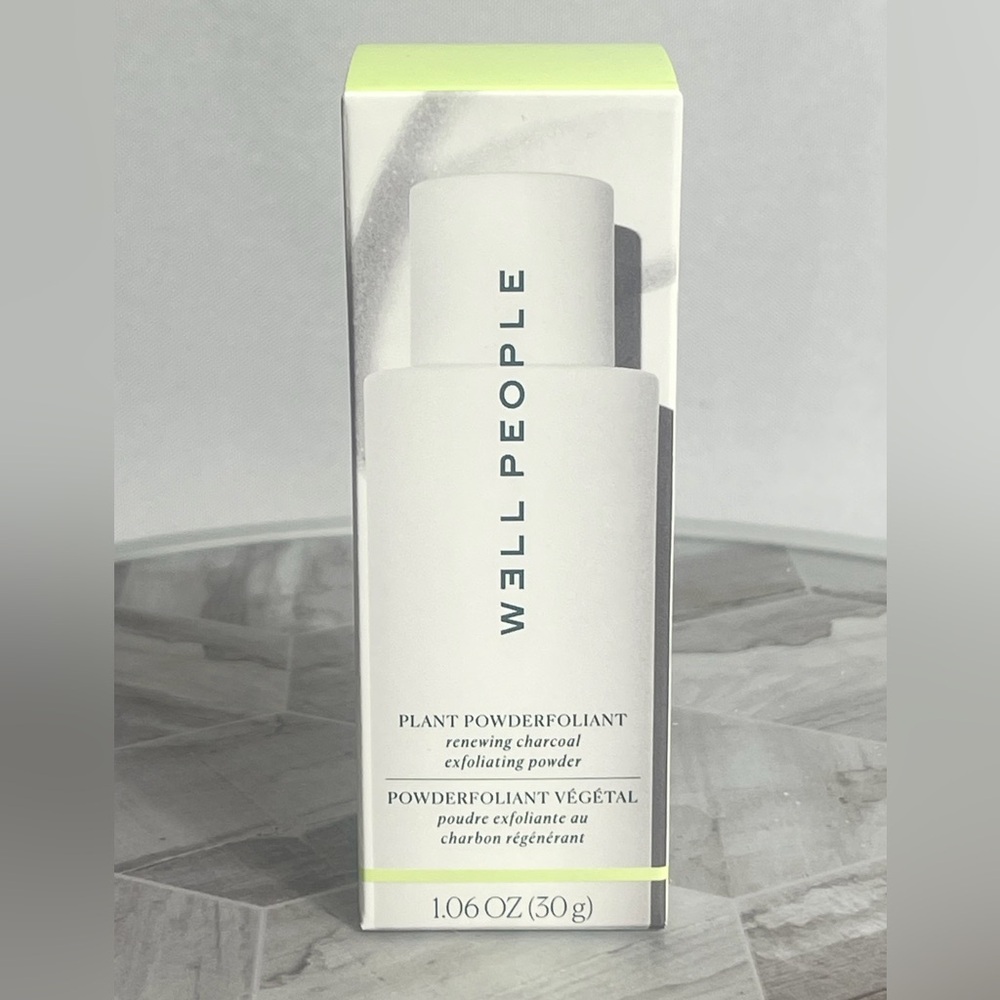 Well People Plant Powderfoliant Renewing Charcoal Exfoliating 1.06oz